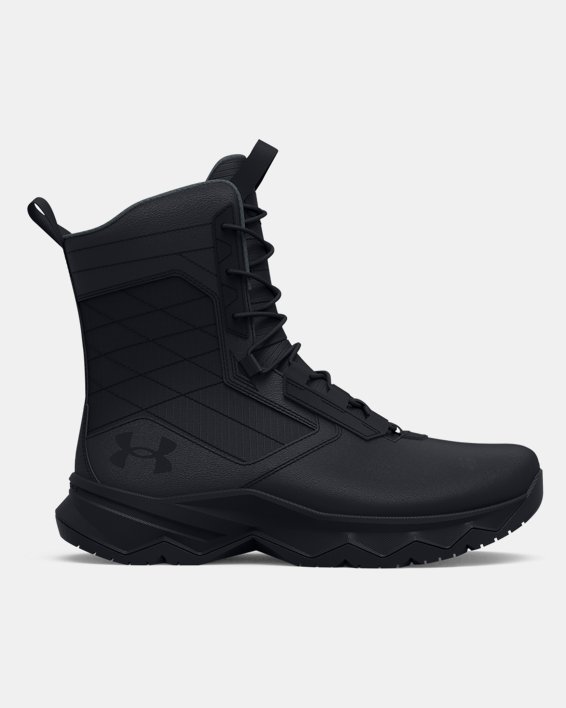 Men's UA Stellar G2 Wide (2E) Tactical Boots, Black, pdpMainDesktop image number 0